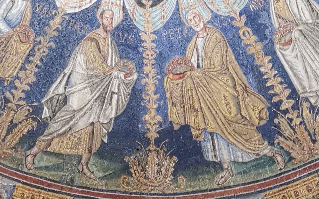 Il battesimo di Gesù, da Ravenna
