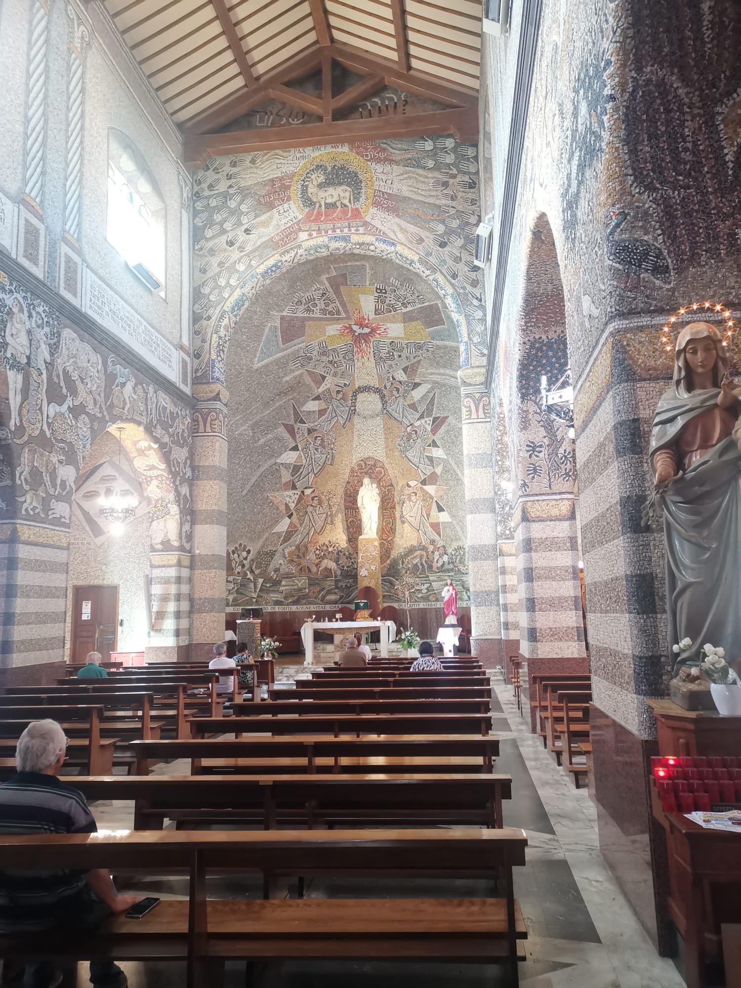 Fiuggi, una Chiesa a tutto mosaico
